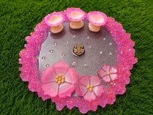 ✨ Handmade Resin Pooja Thali ✨