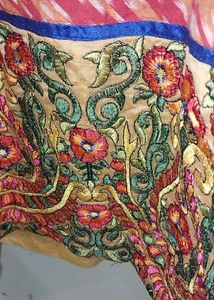 Beautiful Orange Ethnic long
