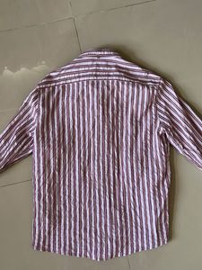 Striped Button-Down Shirt