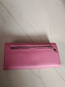 Stylish Pink Quilted Wallet