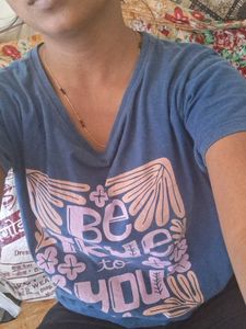 Blue Graphic T-Shirt