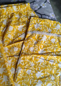 Pure cotton kurta with pant set