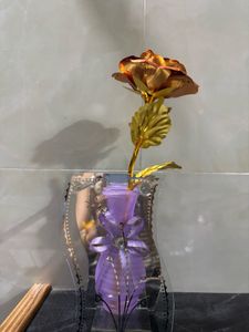 infinite rose with a vase