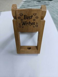 wooden pen holder