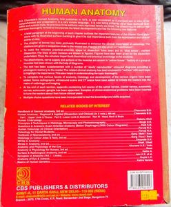 B.D. Chaurasia's Human Anatomy Book Set