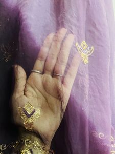 Elegant Purple Embroidered Lehenga Set