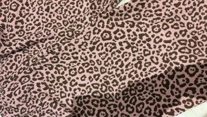 Brand New Pink Leopard Print Wide Leg Pants