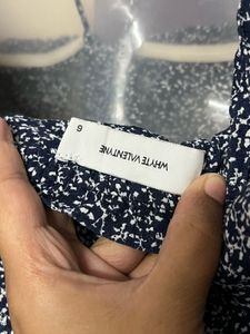 whytie valentine branded cotton Print Midi Dress