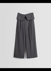 NEWME 😍🫶🏻❤️Solid Pants With Sash Waist