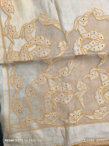 Vintage pure Tussar Silk Saree