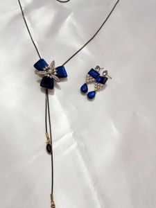 Blue Crystal Ad Korean Set