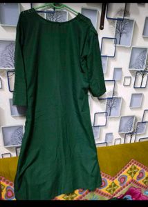 Green Kurta pant set