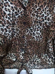 Leopard Print Shirt Zara