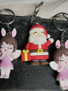 Cute Angel &amp; Santa Keychains 3