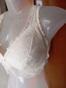 White Lace Bra