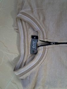 Elegant Half-Zip Polo Shirt for Men