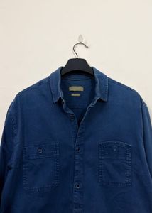 Blue Button-Down Shirt