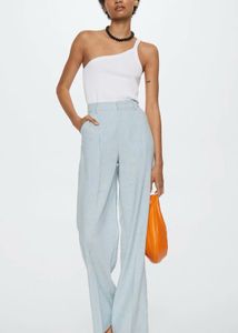 Mango White One-Shoulder Top
