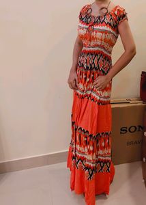 fully stretchable hobo gown
