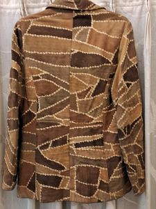 Vintage Suede Patchwork Jacket