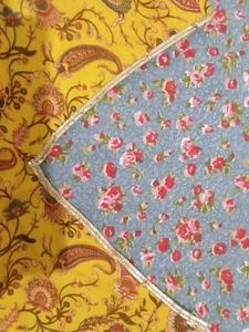 Yellow Paisley Print Blouse