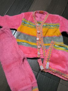Baby Winter Dress And Cap
