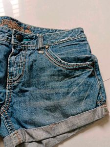 Cute Blue Denim Shorts