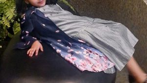 Girls' Floral Print Dress Set
