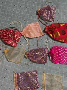 Assorted Drawstring Gift Pouches