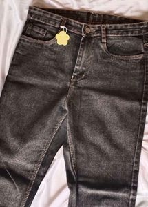 Vintage Washed Grey(charcoal) Denim Jeans