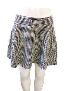 Houndstooth Mini Skirt