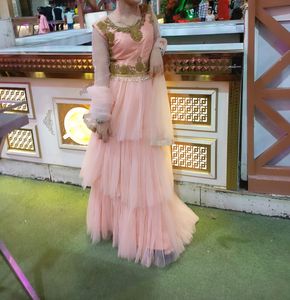 Lehnga Choli With Net Dupatta
