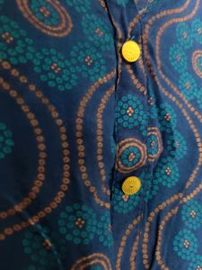 Teal Short Kurti