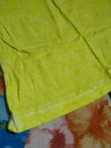 Yellow Cropped T-Shirt