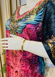 Vibrant Kaftan Dress