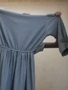 Pleated Midi Dress