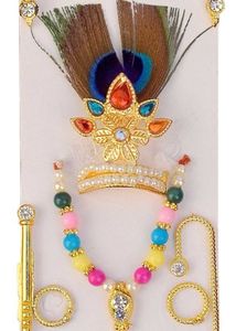 Ladoo Gopal Ji Shringar Set ( Jewellery)