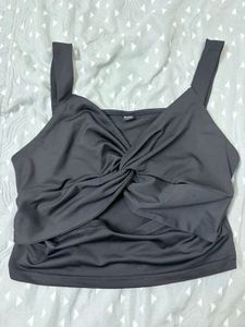 Stylish Twist Front Crop Top