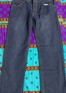 Classic Dark Wash Denim Jeans