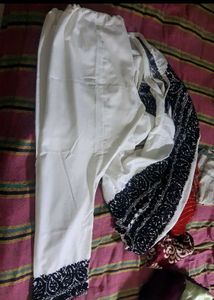 Embroidered White coord set
