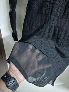 Elegant Black Lace Dress