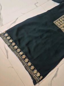 Elegant Dark Green Kurti