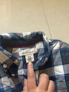 Bundle of two plaid shirts