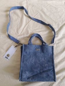 Stylish Blue Denim Tote Bag