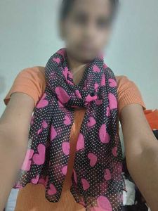 Heart Print Dupatta