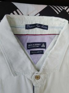 Jack Alberry Mint Green  Cotton Shirt (5XL)