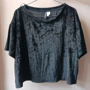 Black Velvet Top