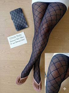 New fishnet branded stockings