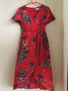 Floral Wrap Dress