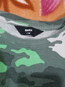 Camouflage Long Sleeve Top